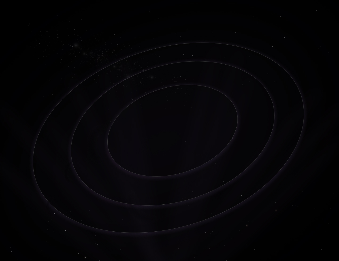 Universe background with stars and planets